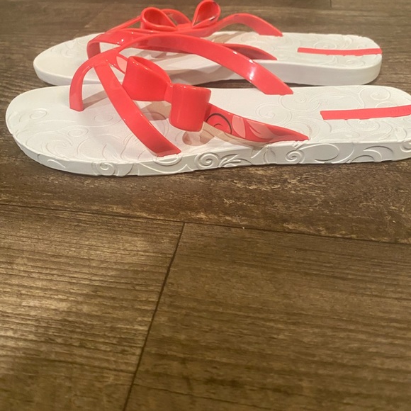 Impanema gisele bündchen flip flops sandals thongs pink bow white sandal 10 41 - Picture 9 of 9